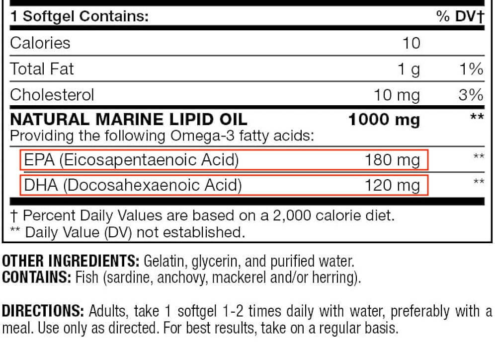 How to Read Omega-3 Labels: Understanding EPA & DHA amounts