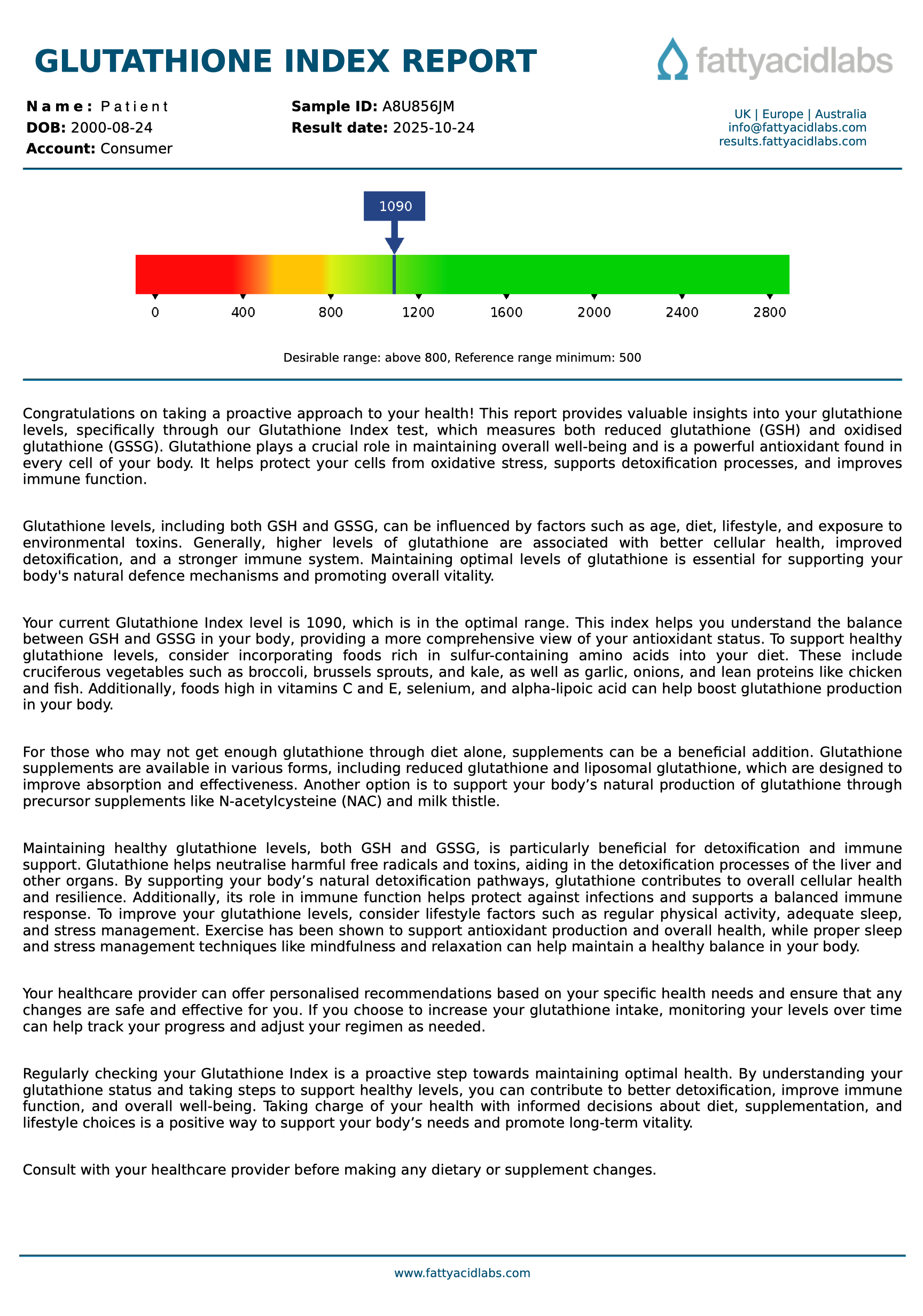 Glutathione Index Blood Test | Oxidative Stress Test Kit Vitamin Test Kits Glutathione Index Blood Test | Oxidative Stress Test Kit Vitamin Test Kits